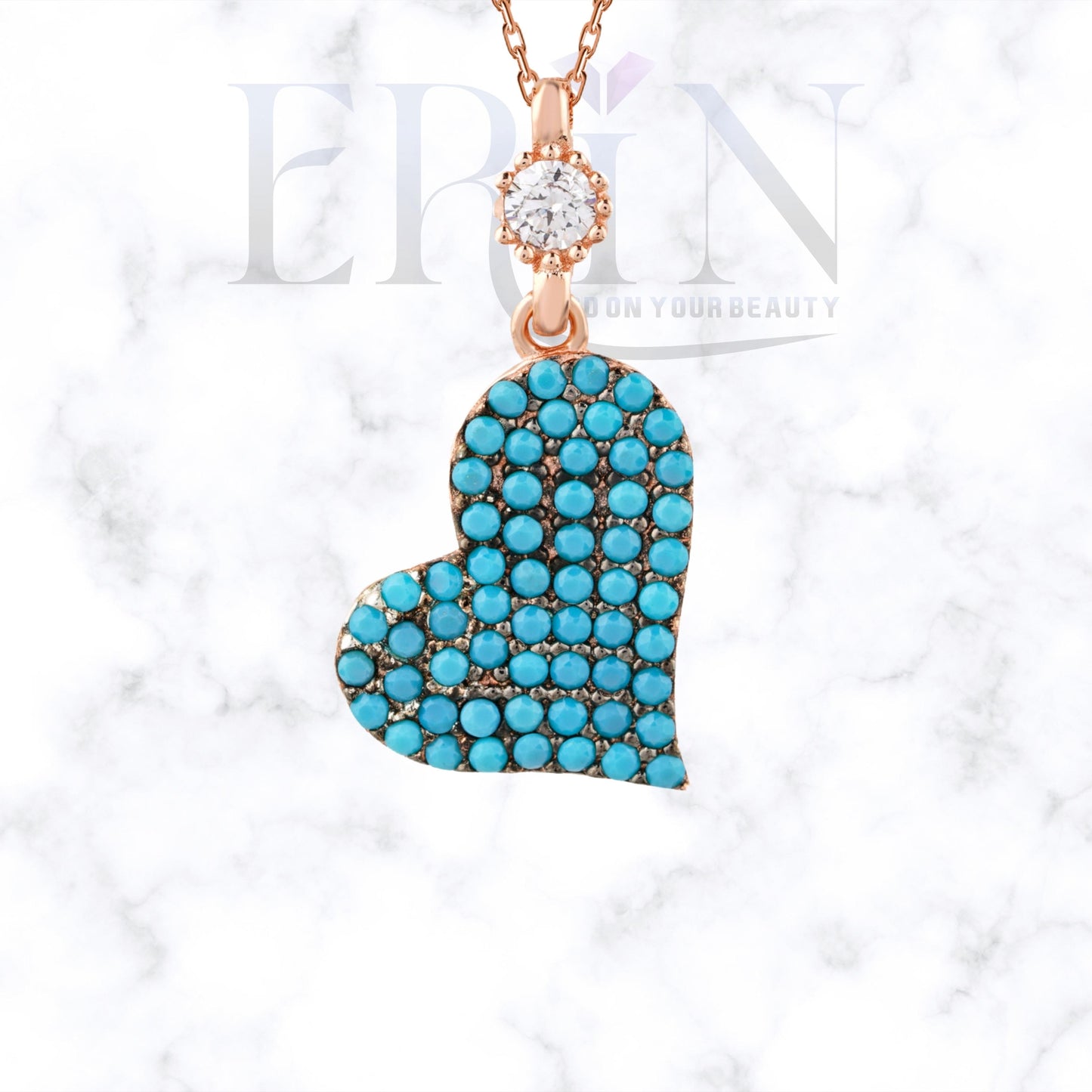 Heart Pendant 925 Sterling Silver Necklace