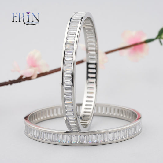 Erin 925 Silver Bangles For Her