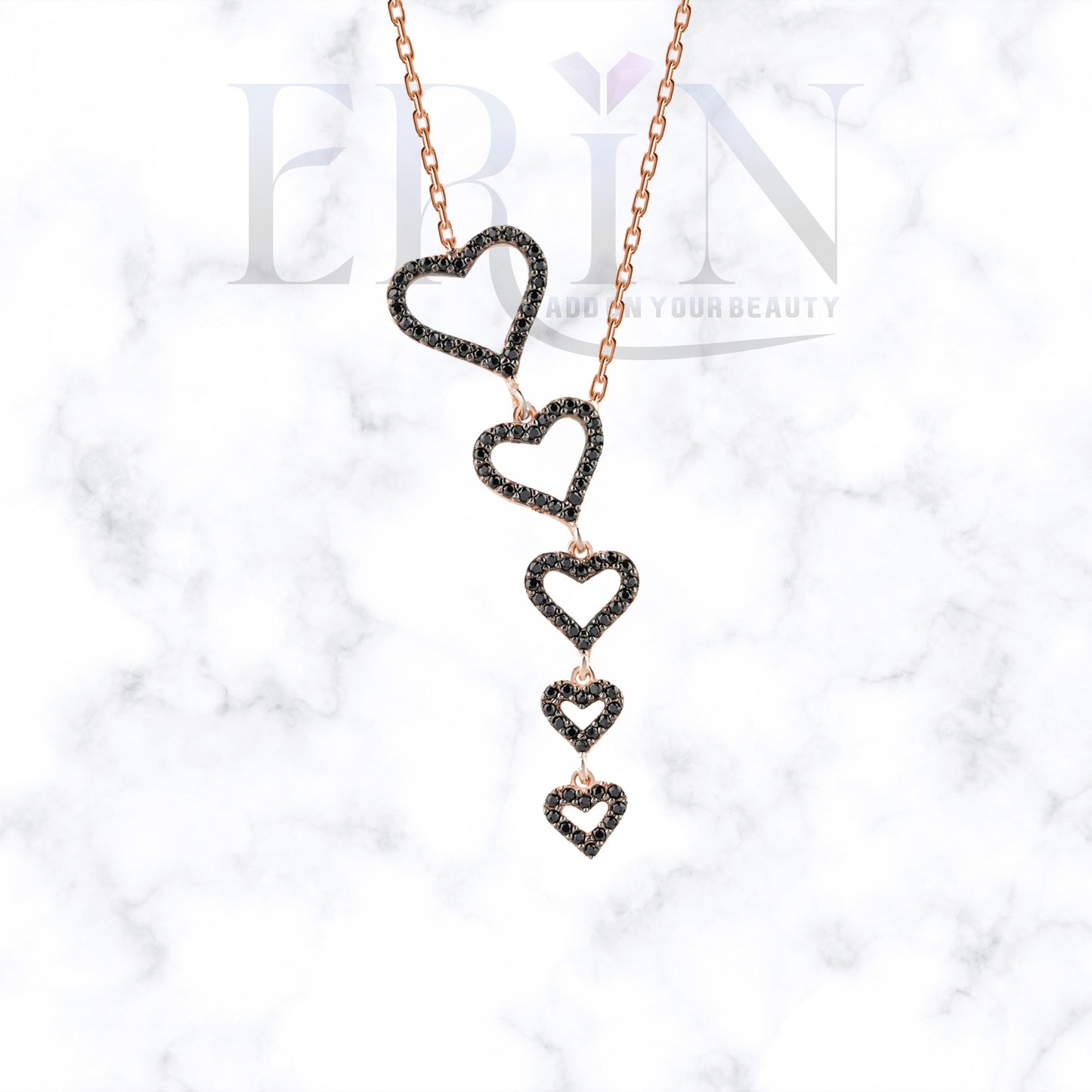 Erin Loving Heart 925 Sterling Silver Necklace