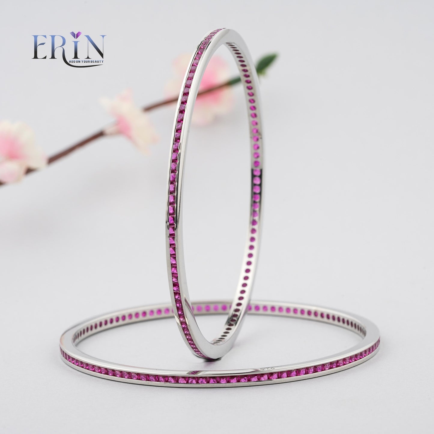 Erin 925 Silver Bangles For Her