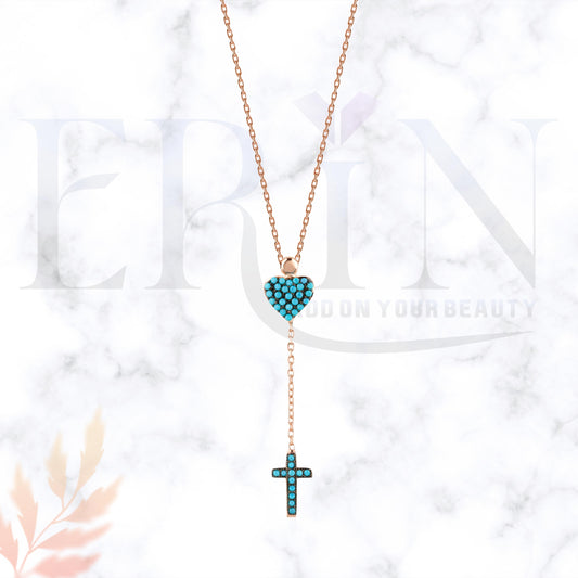 Cross Pendant 925 Sterling Silver Necklace