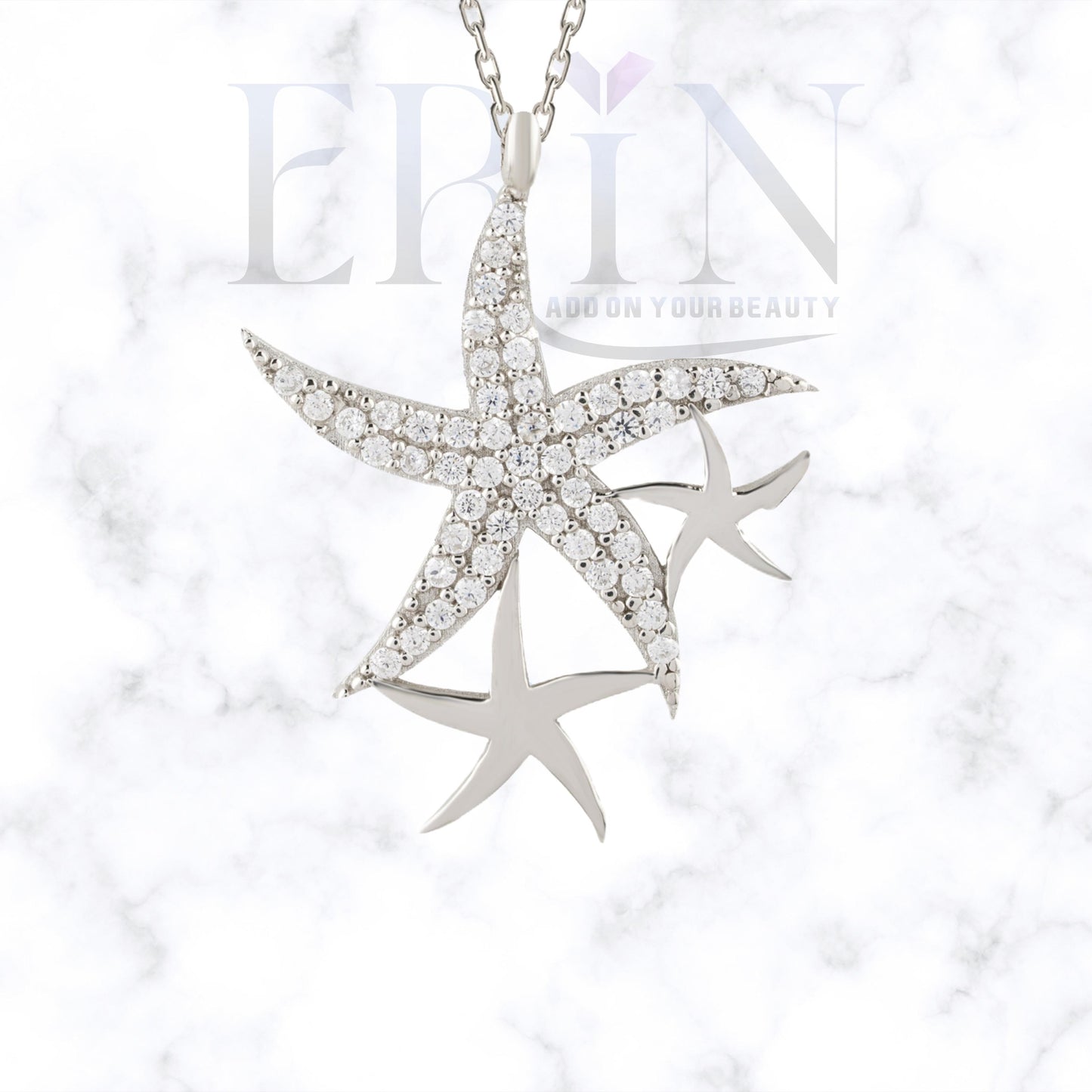 Shining Star Pendant 925 Sterling Silver Necklace